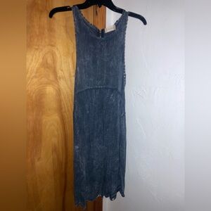 Altar'd State Charcoal Backless Dress